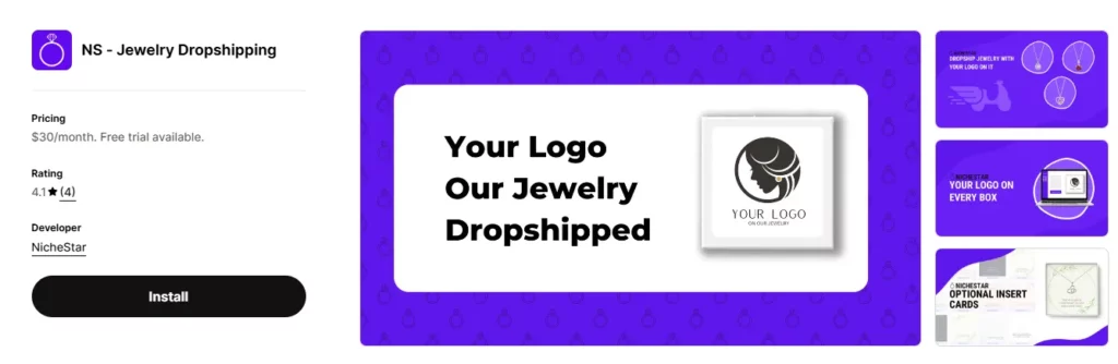 NS ‑ Jewelry Dropshipping